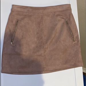Skirt short Taupe Large